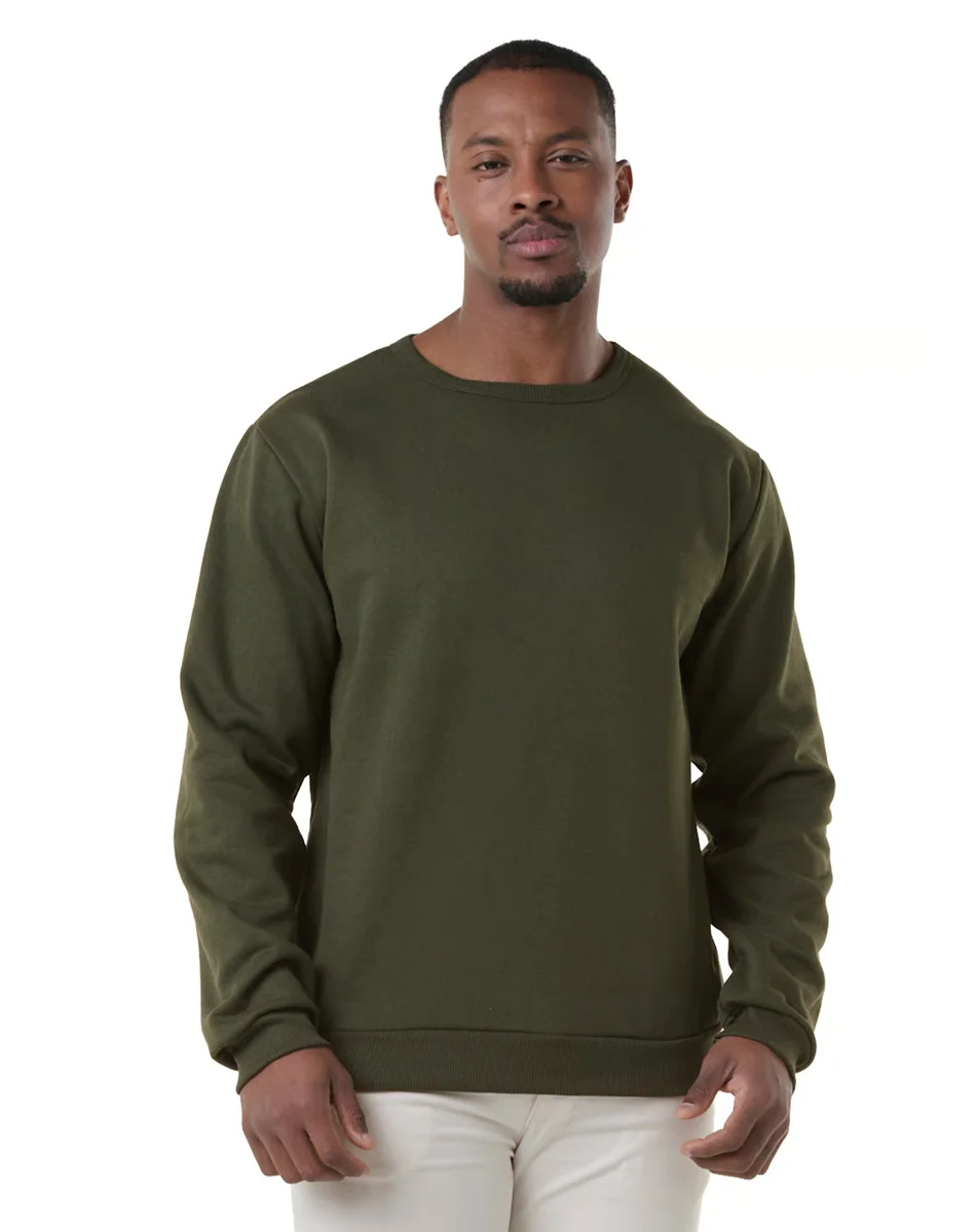 Blusão Masculino de Moletom Flanelado